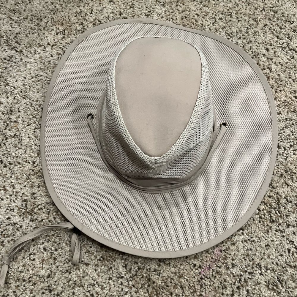 Stetson Beige Mesh Sun Hat